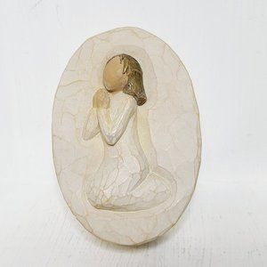 WILLOW TREE® Demdaco "Angel of Prayer" TRINKET BOX ©2003 Susan Lordi 2.5"x4" GUC